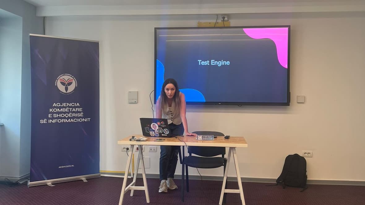 Ema Myrtollari at a PPUGA event